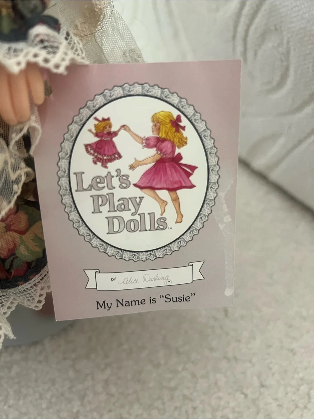 Vintage Collectible Porcelain Doll Madame Alexander “Susie” “Let’s Play Dolls”